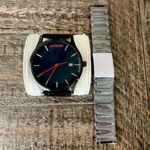 MVMT - Classic - 45mm + Brand New Black Stainless Steel Link